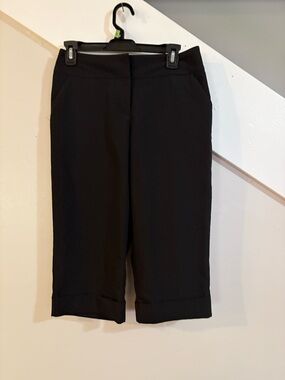 cato Black Women's Cropped Dress Pants size 6